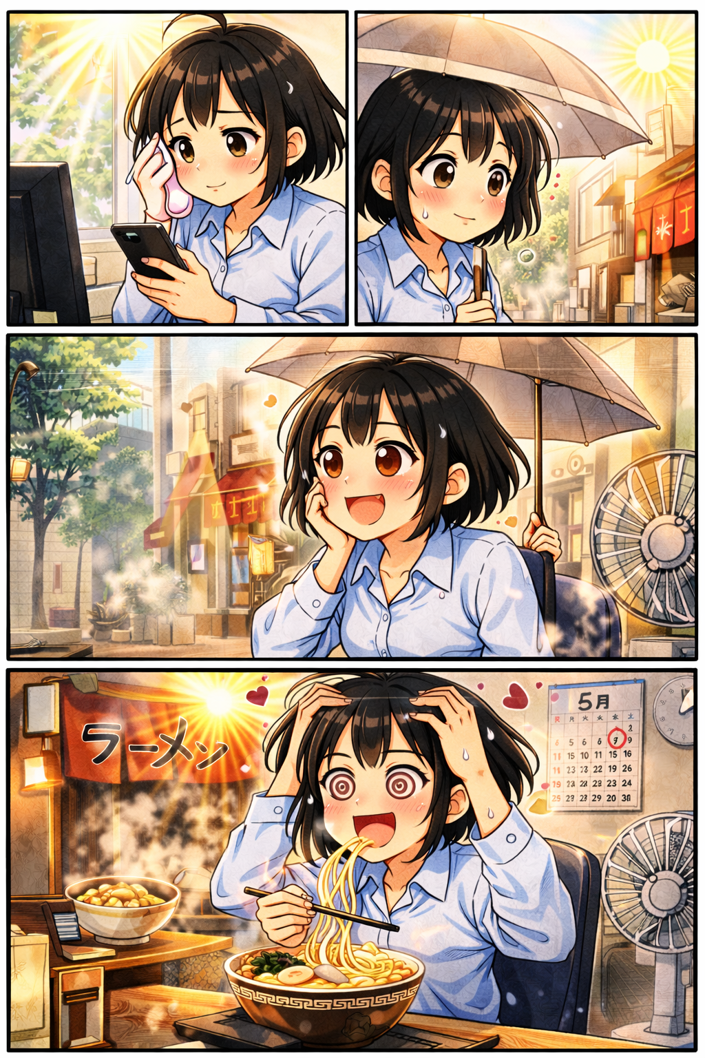 【四コマ】水曜の誘惑