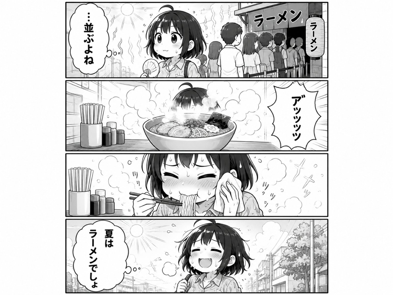 夏はラーメンでしょ