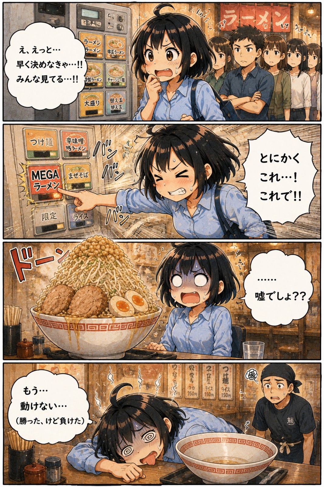 メガ盛りの誤算